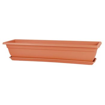 Maceta Jardinera Clasica Terracota 80 Cm C/Plato /Cod. 58-Jc80T