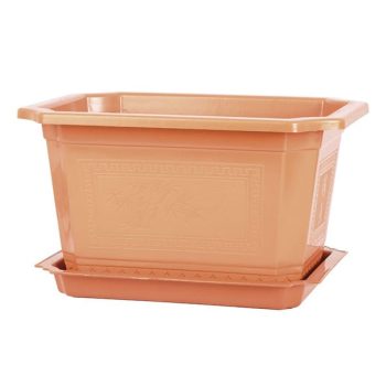 Maceta Jardinera Terracota 19 Cm C/Plato /Cod. 58-Jp19T