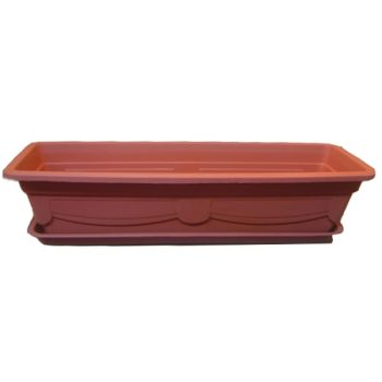 Maceta Jardinera Terracota 44.5 Cm C/Plato /Cod. 58-Jp44T