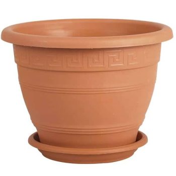 Maceta Campana Terracota 19 Cm C/Plato /Cod. 58-Mcap19T