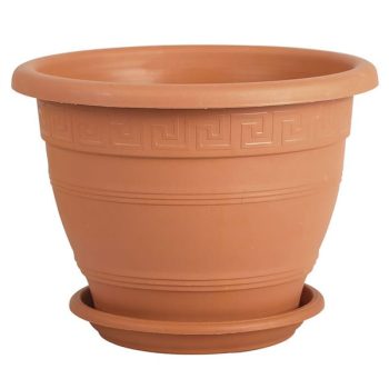Maceta Campana Terracota 22 Cm C/Plato /Cod. 58-Mcap22T
