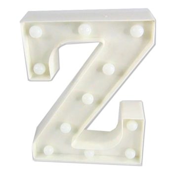 Letra Plastica Luz Z /Cod. 203-Lpz