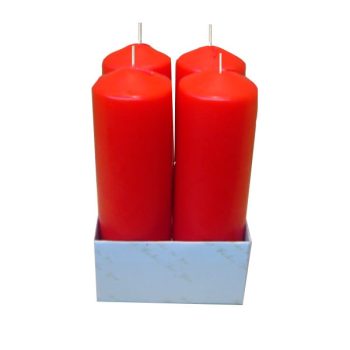 Candela Pilar 2"x6" 4 U. Red/cod. 82-26p61