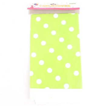 Mantel Plastico Puntos Lt Green /cod. 160-m10880-13