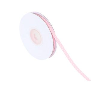 Cinta Gro Puntos White Pink /cod. 159-144920-10