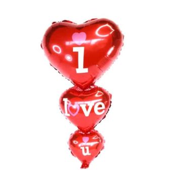 Globo Metalico I Love You 98*50Cm /Cod. 160-Glo21-7