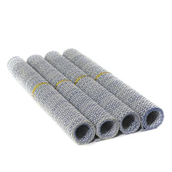 Set 4 Individuales Hilos Metalicos White Gold /cod. 218-3010-68