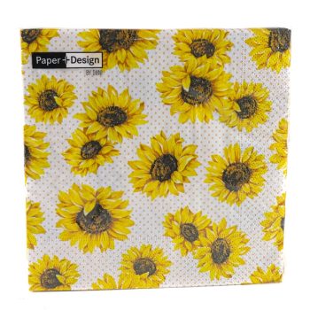 Paquete Servilletas 33X33Cm Girasol /Cod. 192-191944
