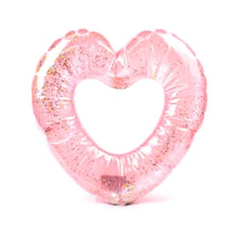 inflable de corazón pink