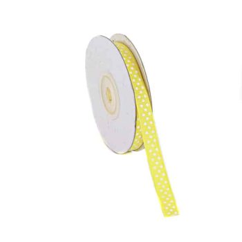 Cinta Gro Puntos White 9mm X 10yds Yellow /cod. 159-17530-18