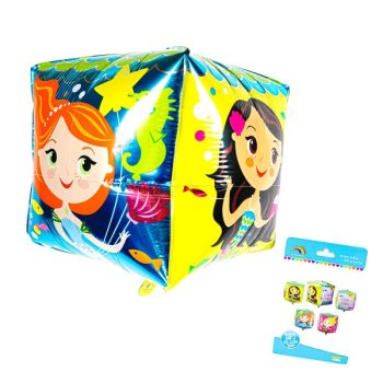 Globo Metalico Sirenita /Cod. 160-Wglomsgzz
