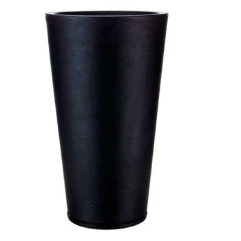 Maceta Genebra Graphito 40X80 Negro /Cod. 706-004080-66