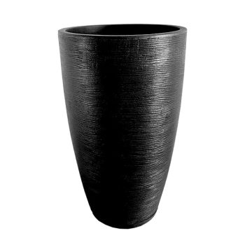Maceta Amsterda Graphito 35X65 Negro /Cod. 706-023565-66