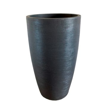 Maceta Amsterda Graphito 35X65 Gris Escuro Efecto Piedra /Cod. 706-023565-Grdp