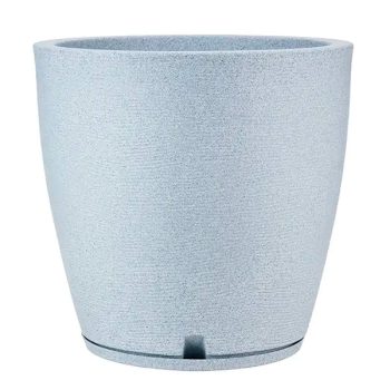 Maceta Amsterda Graphito 49x55 Gris Claro Efecto Piedra /cod. 706-024955-grp
