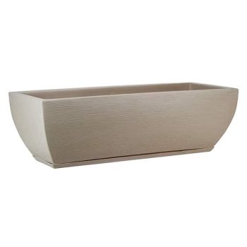 Floreira Amsterda Graphito 95X27 Beige Efecto Piedra /Cod. 706-029527-02P