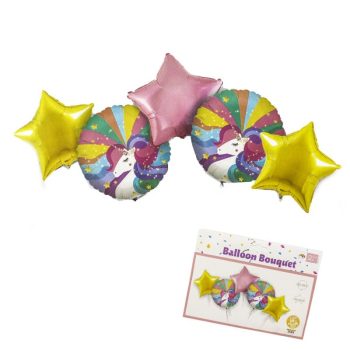 Set Globos Unicornio /Cod. 160-220510