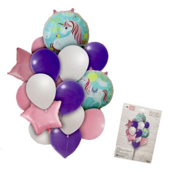 Set Globos Unicornio /Cod. 160-220585