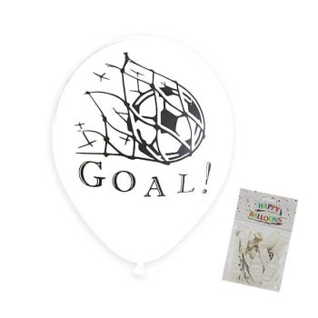 Paquete 12 Globos Blanco Futbol /Cod. 160-220722-68