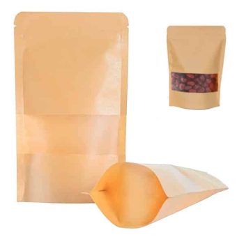 Bolsa Kraft Con Ventana 15x22x6.5cm /cod. 169-15228-00