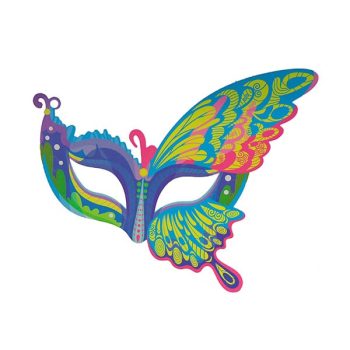 Set 12 Antifaz Mariposa /Cod. 160-W206T