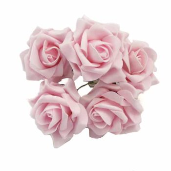 Ramo 5 Rosas Foam Grande Pink/cod. 200-ro10-10