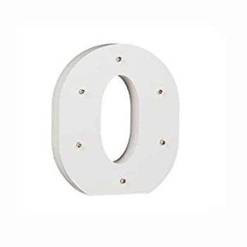 Letra Madera Luz O /Cod. 203-Lmo