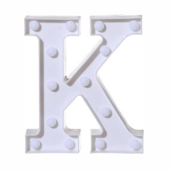 Letra Plastica Luz K /Cod. 203-Lpk