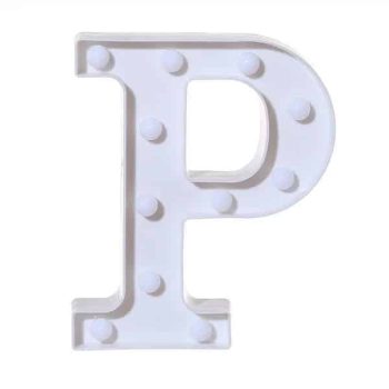 Letra Plastica Luz P /Cod. 203-Lpp