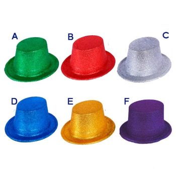 Sombrero Glitter Plano /cod. 160-somgli