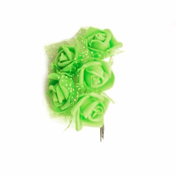 Ramito 6 Rositas Foam Lt Green /Cod. 200-Ro4-13