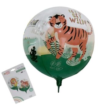 Globo Metalico Animales Salvajes 55Cm /Cod. 160-231655-73
