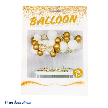 Bolsa Globos 38Pcs /Cod. 160-Glo215-70