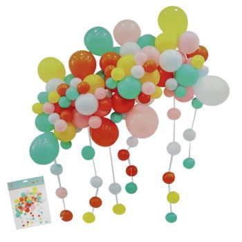 Set 95Pcs Globos Colgar Mix Color 13/25/30Cm /Cod. 160-Hq07-Mix
