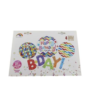 Set Globos Happy Birthday /cod. 160-mgloa6