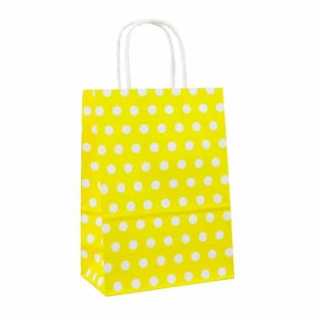 Bolsa Kraft Con Agarradera 21*15*8 Cm Yellow /Cod. 169-23130-35-18