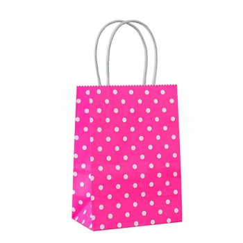 Bolsa Kraft Con Agarradera 21*15*8 Cm Fuchsia /Cod. 169-23130-35-55