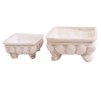 Base Cuadrada Con Patas 17.5 X 8.5 Cm /Cod. 39-3008