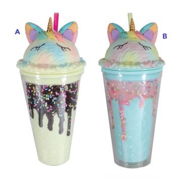 Vaso Plastico Unicornio Confite 450Ml /Cod. 218-Zsb020294