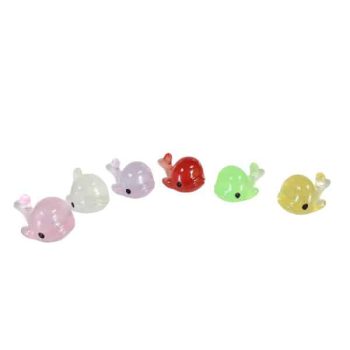 Set 6Pcs Ballena 3 Cm Poliresina /Cod. 226-0305Cl-18