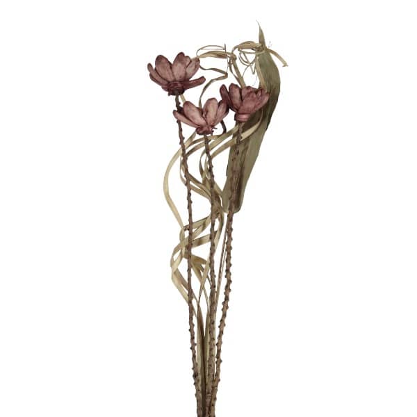 Ramo Flores Secas 3pcs 8cm Altura 60cm Lt Brown /cod. 710-11220-21 ...