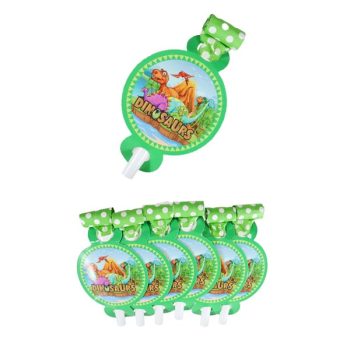 Paquete Silbato 11cm 6pcs Dinosaurio /cod. 160-23sildino2