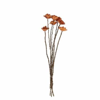 Ramo Flores Rosa 6Cm 7Pcs Altura 60Cm Dk Salmon /Cod. 710-10408-35D