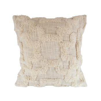 Cobertor De Almohadon 45X45Cm Naural Con Relieve /Cod. 712-1309A45-00