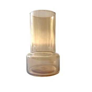 Florero Vidrio Ambar7,5X17Cm /Cod. 210-073123-1
