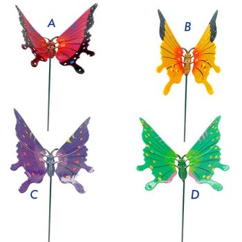 Adorno Jardin Plastico Mariposas /Cod. 234-W15N