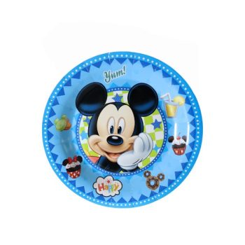 Paquete Plato 7" 10Pcs Mickey /Cod. 160-23Pl2Mk
