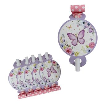 Paquete Silbato 11Cm 6Pcs Mariposa /Cod. 160-23Silmari