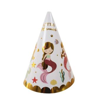 Paquete Sombrero 10pcs Sirena /cod. 160-23somsir