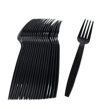 Paquete Tenedor 20 Pcs Black /cod. 160-23tenblack
